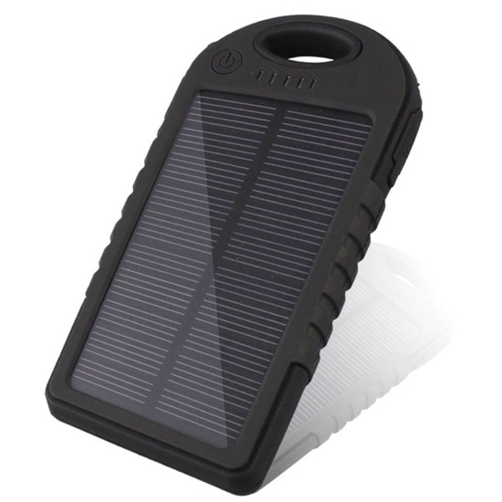 Solárna powerbanka 5000mAh s LED svietidlom