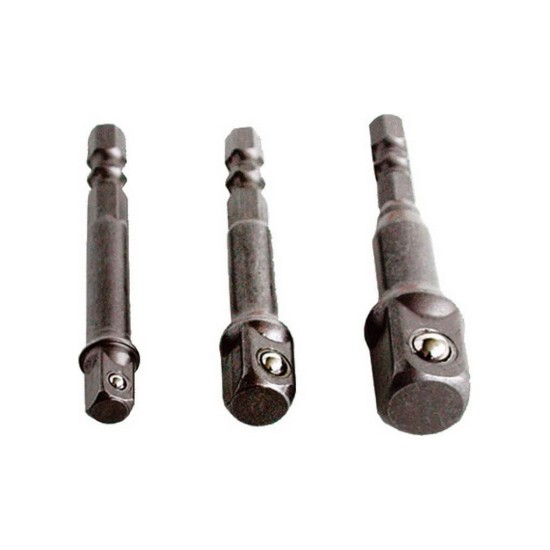 Vŕtacie adaptéry, 1/4"-3/8"-1/2"