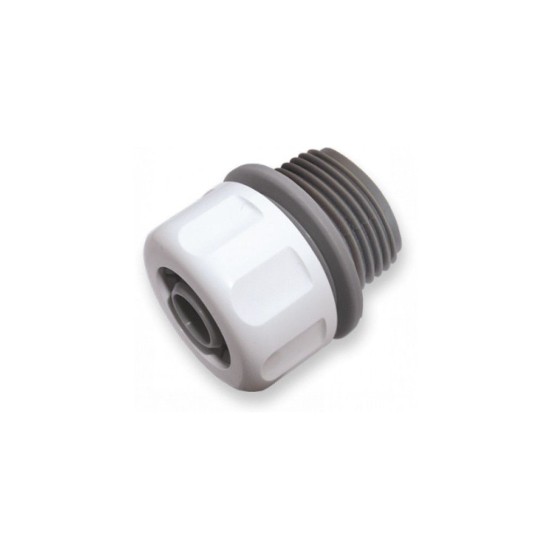 Adaptér WHITE LINE s vonkajším závitom pre hadicu 1/2", závit 3/4"