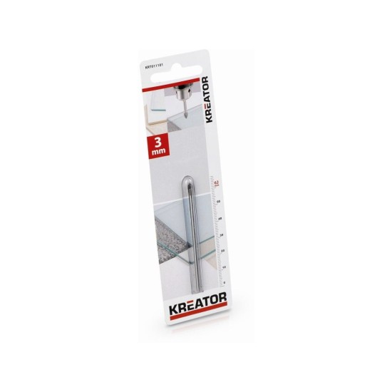 KRT011101 - Vrták na dlaždice, dlaždice a sklo 3 x 62 mm KREATOR