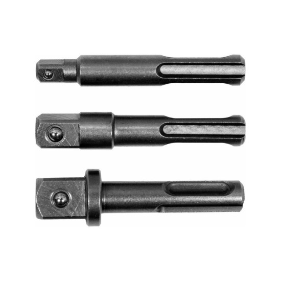 Adaptéry SDS+ pro nástrčné ořechy 1/4", 3/8“, 1/2“ YATO