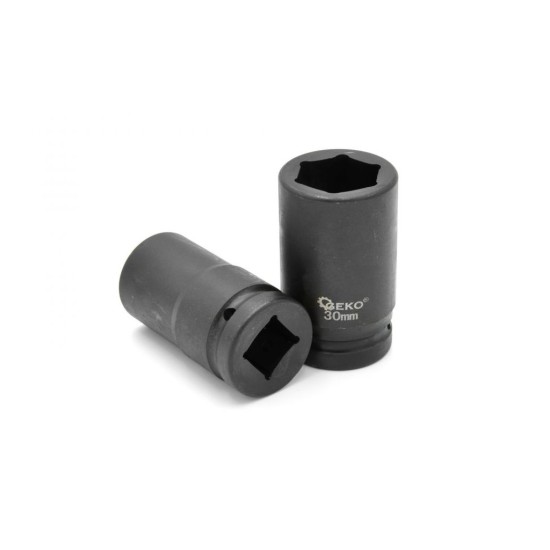 Nástrčné rázové hlavice 3/4", 17-32mm, 8ks v puzdre GEKO