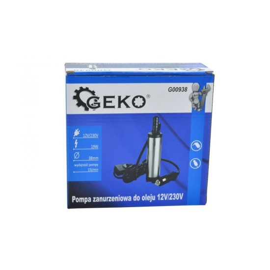 Mini dieselové čerpadlo 12V, 15l/min, 38mm GEKO