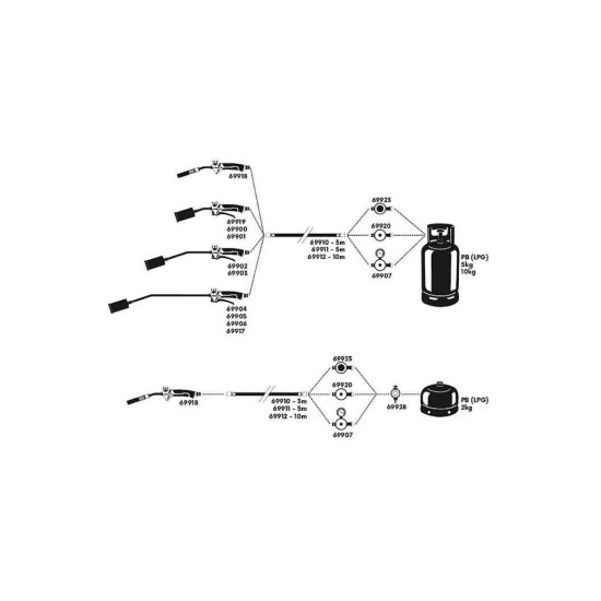 Redukčný ventil s manometrom P2 05-4 bar LPG (PB)