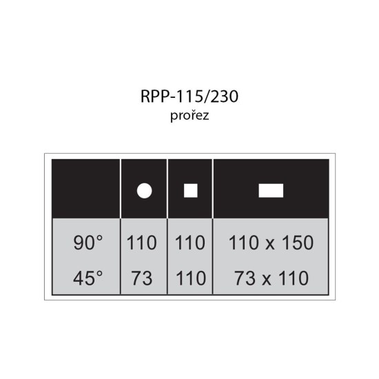 RPPK-115/230 - Pásová píla na kov ROXTA