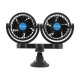 Duo 2 x 108 mm 12 V ventilátor na prísavke MITCHELL