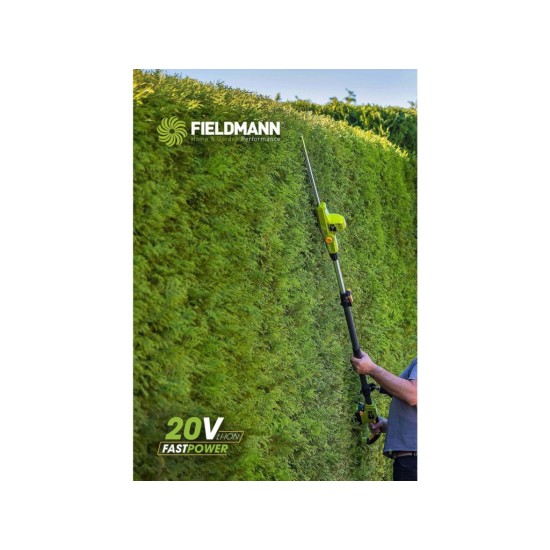 FZN 70405-0 20V Akumulátorové teleskopické nožnice na plot 420mm (bez batérie)FIELDMANN