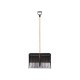 ALPINUS ECO Snow Rake Matte Black, 38,5x55cm, drevená rukoväť