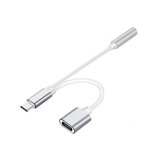 USB adaptér USB-C, jack 3,5 mm, 13 cm KAXL