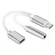 USB adaptér USB-C, jack 3,5 mm, 13 cm KAXL