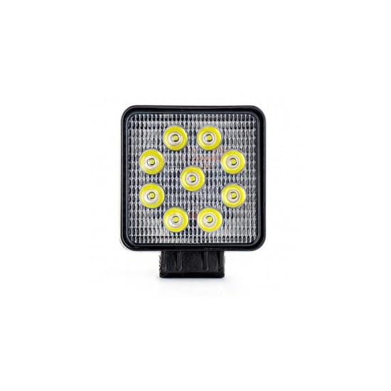 LED plošné svetlo, 9xLED, štvorcové