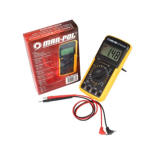 Digitálny LCD multimeter MAR-POL