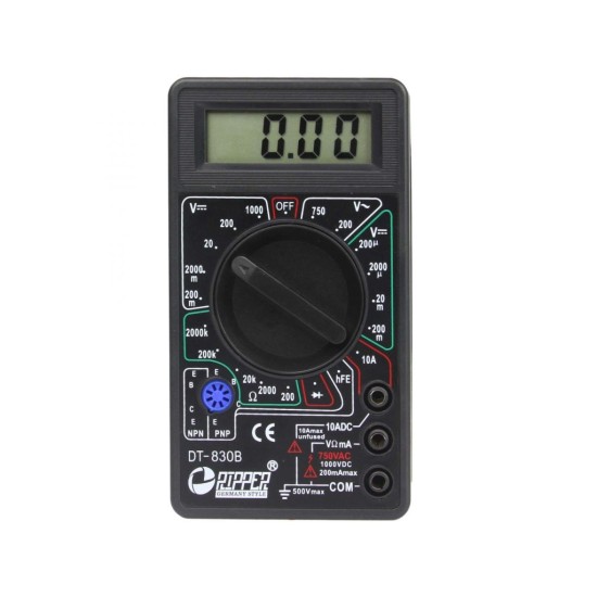 Digitálny LCD multimeter 10A RIPPER