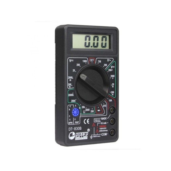 Digitálny LCD multimeter 10A RIPPER