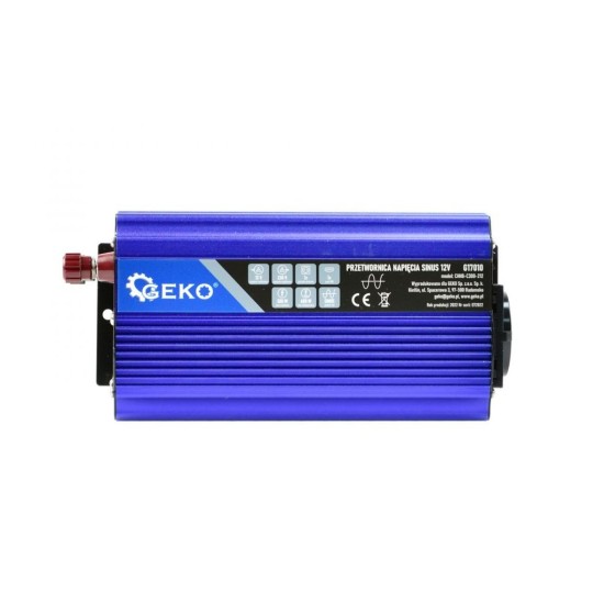 Menič napätia 12/230V 300W/600W, čistá sínusová vlna GEKO