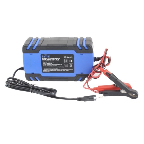 Nabíjačka autobatérií, automatická 12V/24V, 8A/4A 2-150Ah SATRA