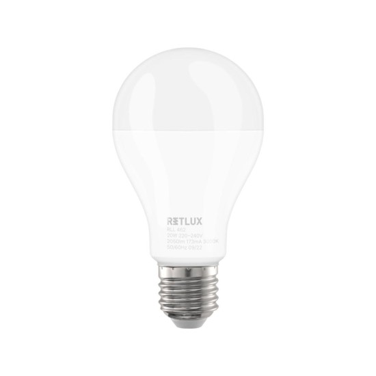 LED žiarovka Classic 20W E27 A67 WW RLL 462 RETLUX