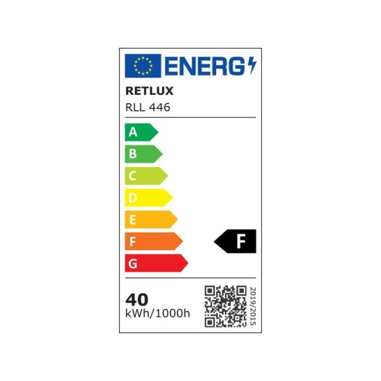 LED žiarovka 40W E27 T120 WW RLL 446 RETLUX