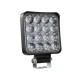 LED priestorové svetlo 12/24V, 16xLED, štvorcové MAR-POL