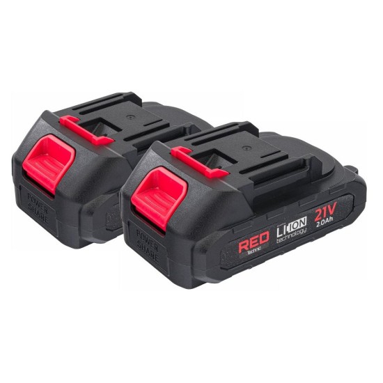 Aku jednoruční pila 4"/6", 2×21 V, 2000 mAh - RED TECHNIC