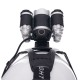 Výkonná čelovka s piatimi reflektormi  1*T6 LED zoom + 4*Q5 LED KRAFTDELE